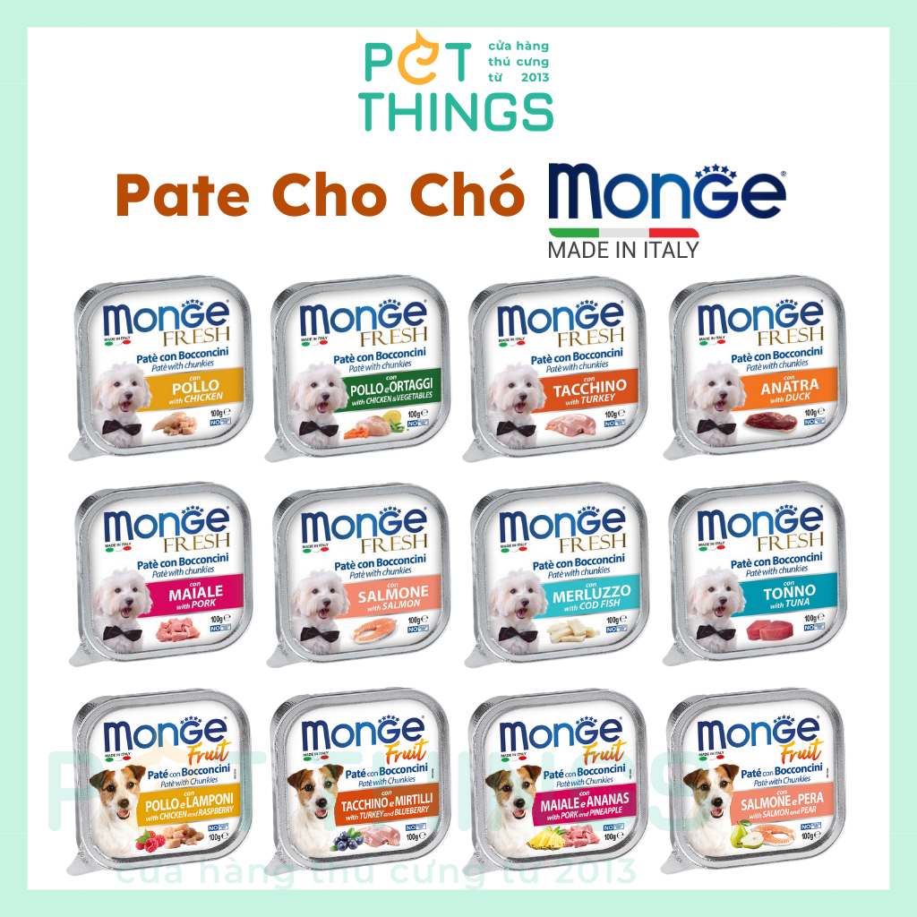 Pate Monge Thức Ăn Cho Chó 100g