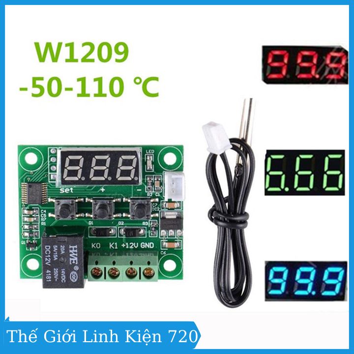 Module khống chế nhiệt độ W1209 chất lượng
