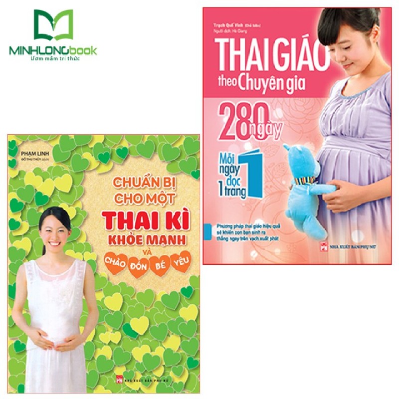 Sách - Combo Thai Giáo Theo Chuyên Gia + Chuẩn Bị Cho Một Thai Kì Khoẻ Mạnh - Mhbooks tặng sổ tay