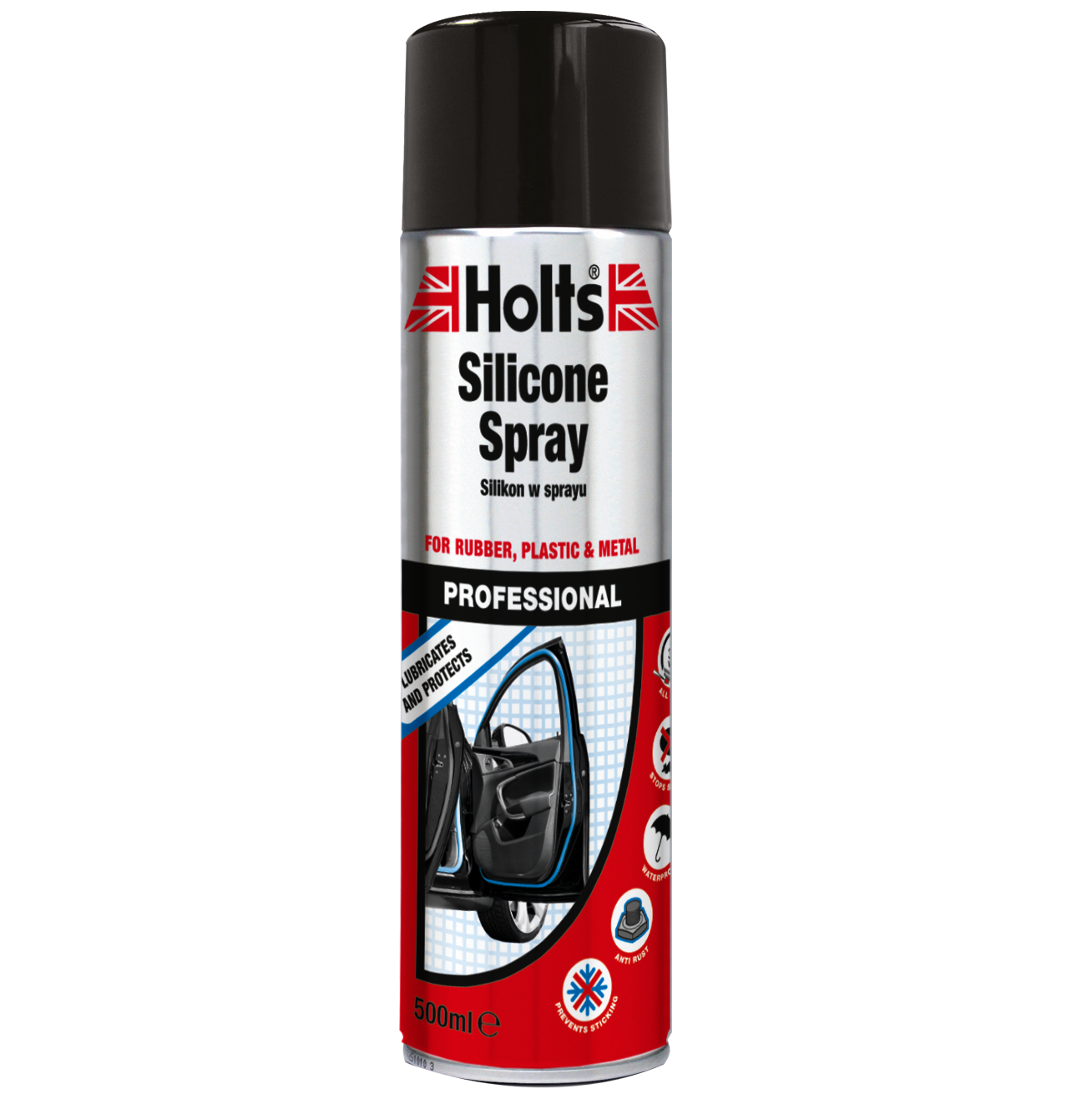[HCM][ CHAI XỊT SILICONE BẢO VỆ CAO SU-NHỰA] Holts Silicone Spray 500ml