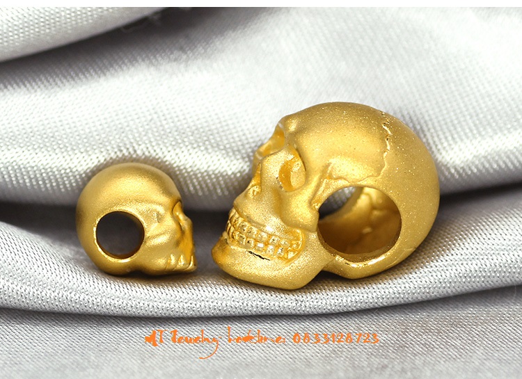 Charm Đầu lâu vàng 9999