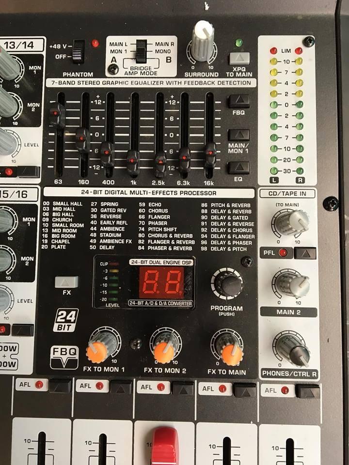 MIXER LIỀN CÔNG SUẤT BEHRINGER PMP4000