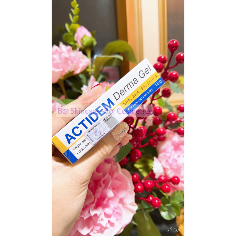 Kem giảm mụn mờ thâm Actidem Derma Gel (18g)