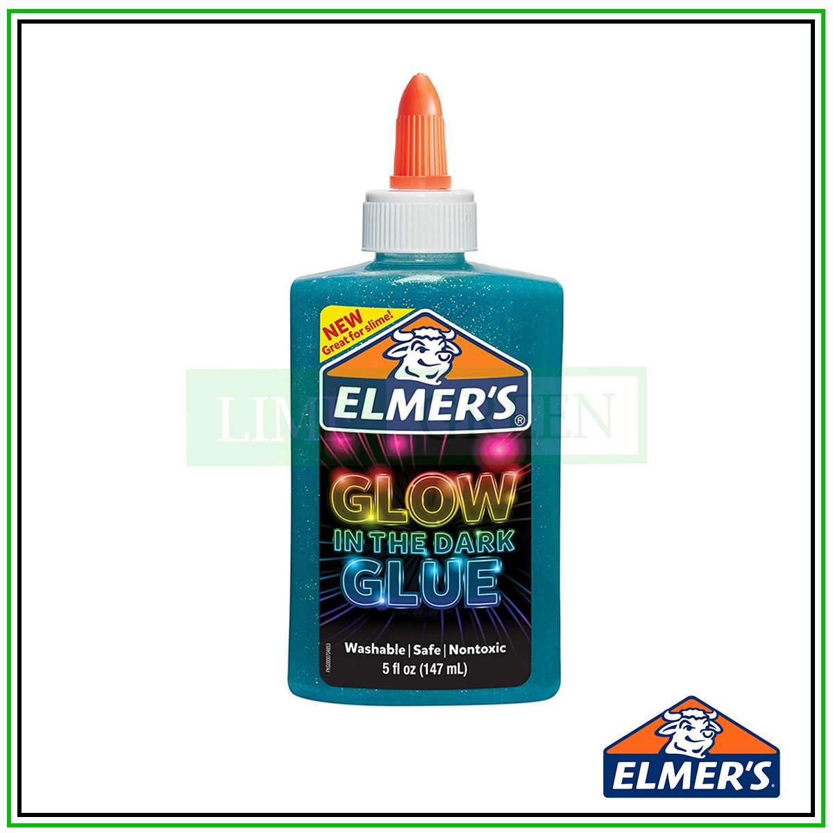 Keo dán phát sáng Elmer's Glow in the Dark 147ml - Xanh dương