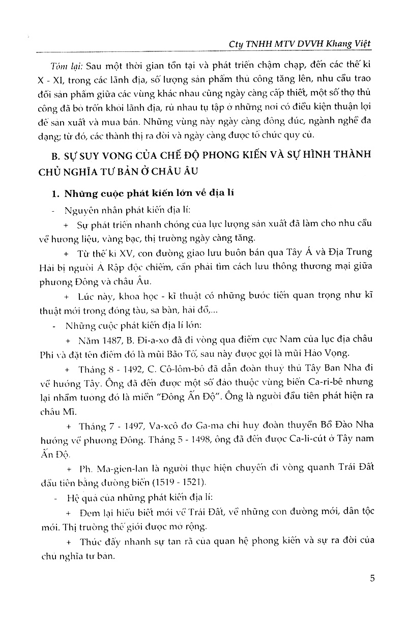 Fahasa - Bồi Dưỡng Học Sinh Giỏi Lịch Sử 7