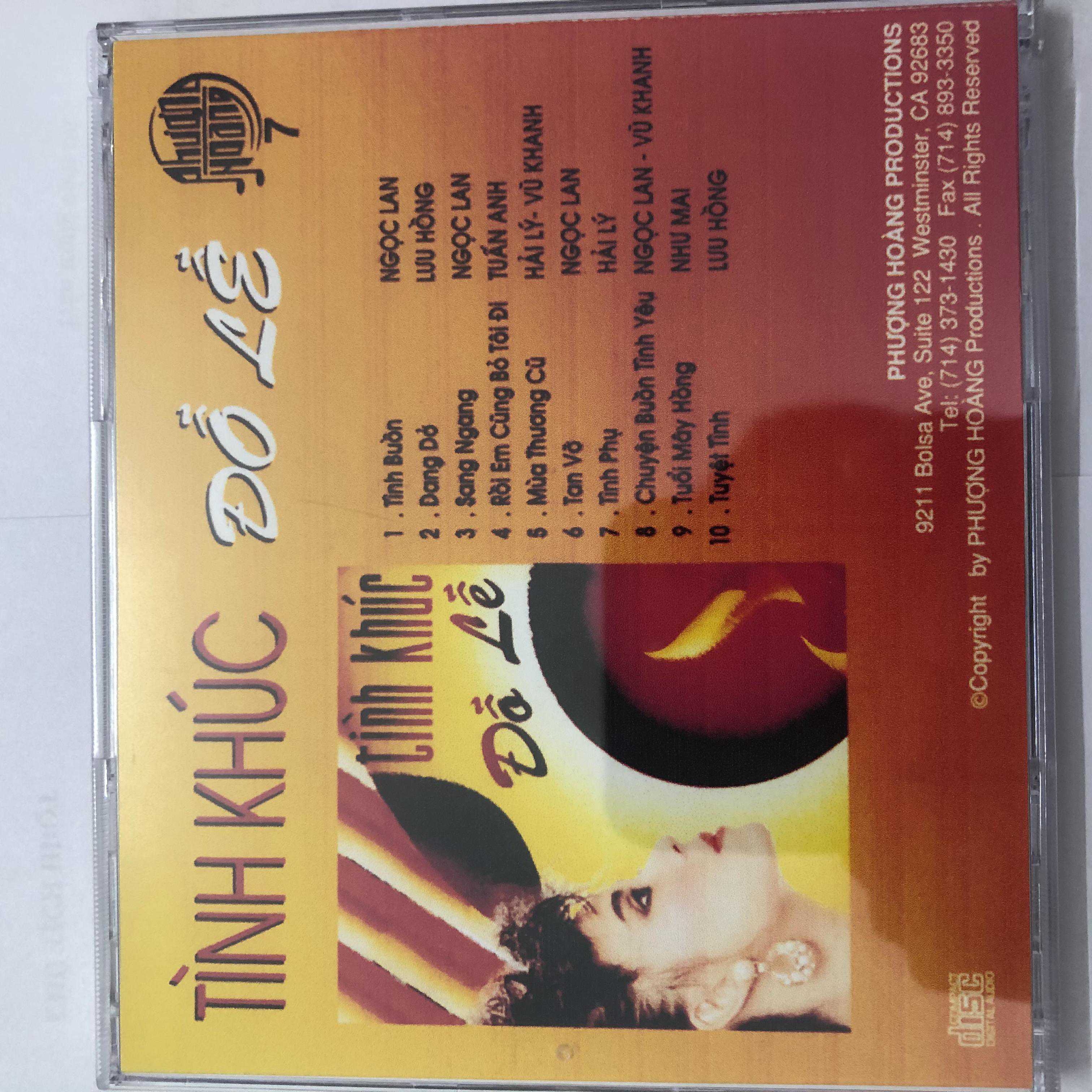 [HCM]Phượng Hoàng CD 07 : Tình Khúc Đỗ Lễ
