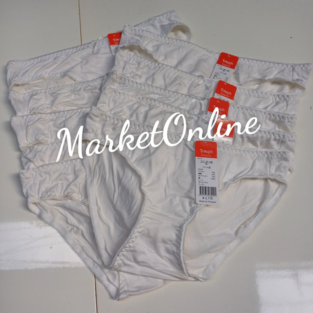 10 PCs women's premium cotton silk underwear briefs middle waist camo soft elasticity 30kg to 70kg