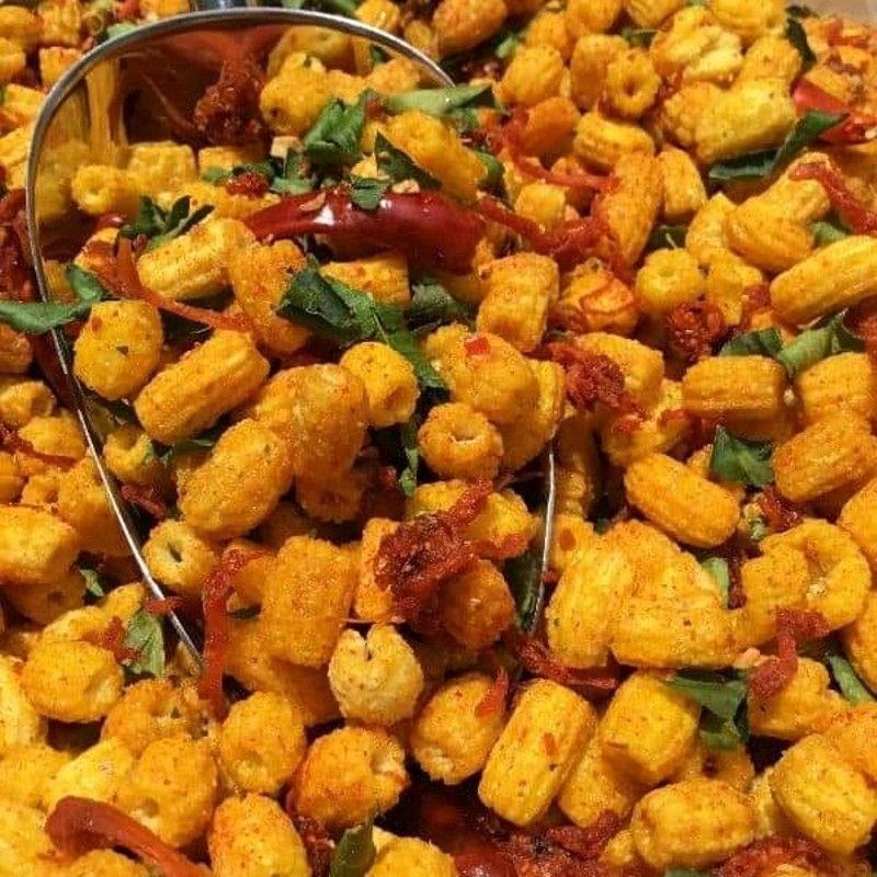 500gr nui sấy bò lá chanh giòn ngon
