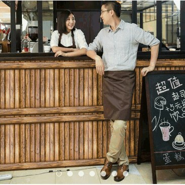 Decal 1m giấy dán tường khổ rộng 45cm - giả gỗ ell152