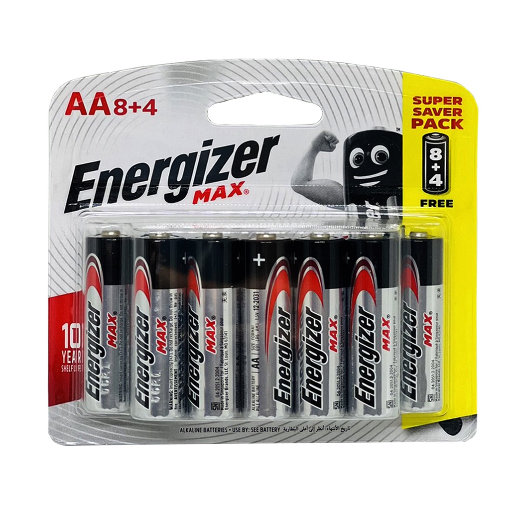 Pin AA Energizer 1,5V Siêu Rẻ - Hàng Chính Hãng (1đôi)