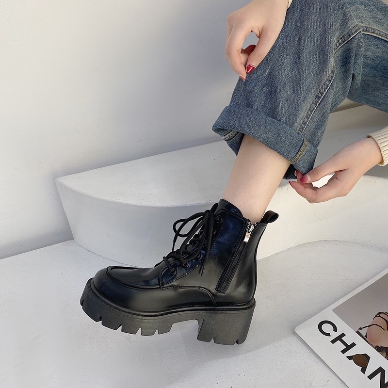 Giày Bốt Cao Gót - Giày Boot Đế Cao