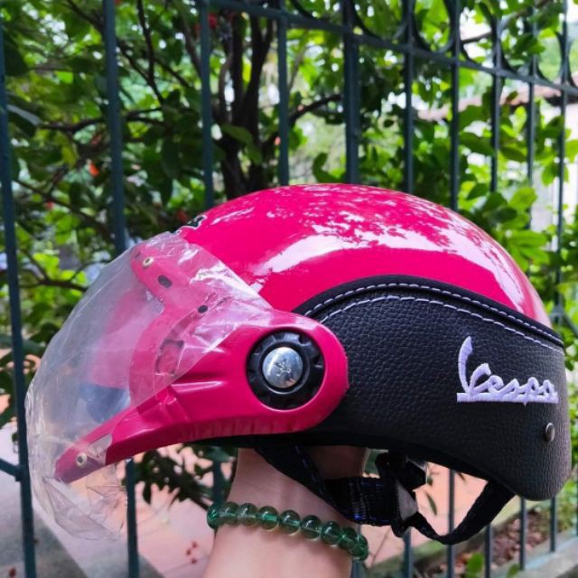 Mũ Bảo Hiểm Vespa Có Kính