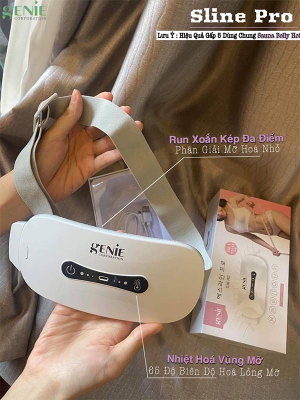 Máy massage bụng tan mỡ tại nhà SLINE PRO GENIE