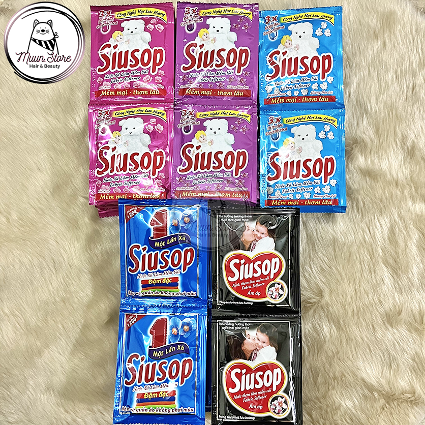 Nước Xả Làm Mềm Vải SiuSop 1 Dây 10 Gói