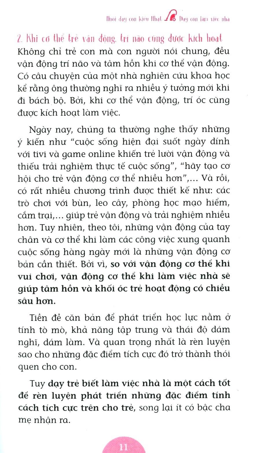 Nuôi Dạy Con Kiểu Nh.ật - Dạy Con Làm Việc Nhà (Tái Bản 2019)