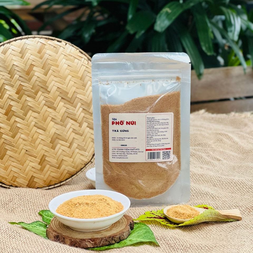 Bột Trà Gừng 100gram - Tiệm Phố Núi