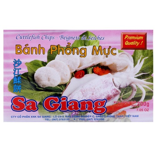 Bánh phồng mực Sa Giang 200g