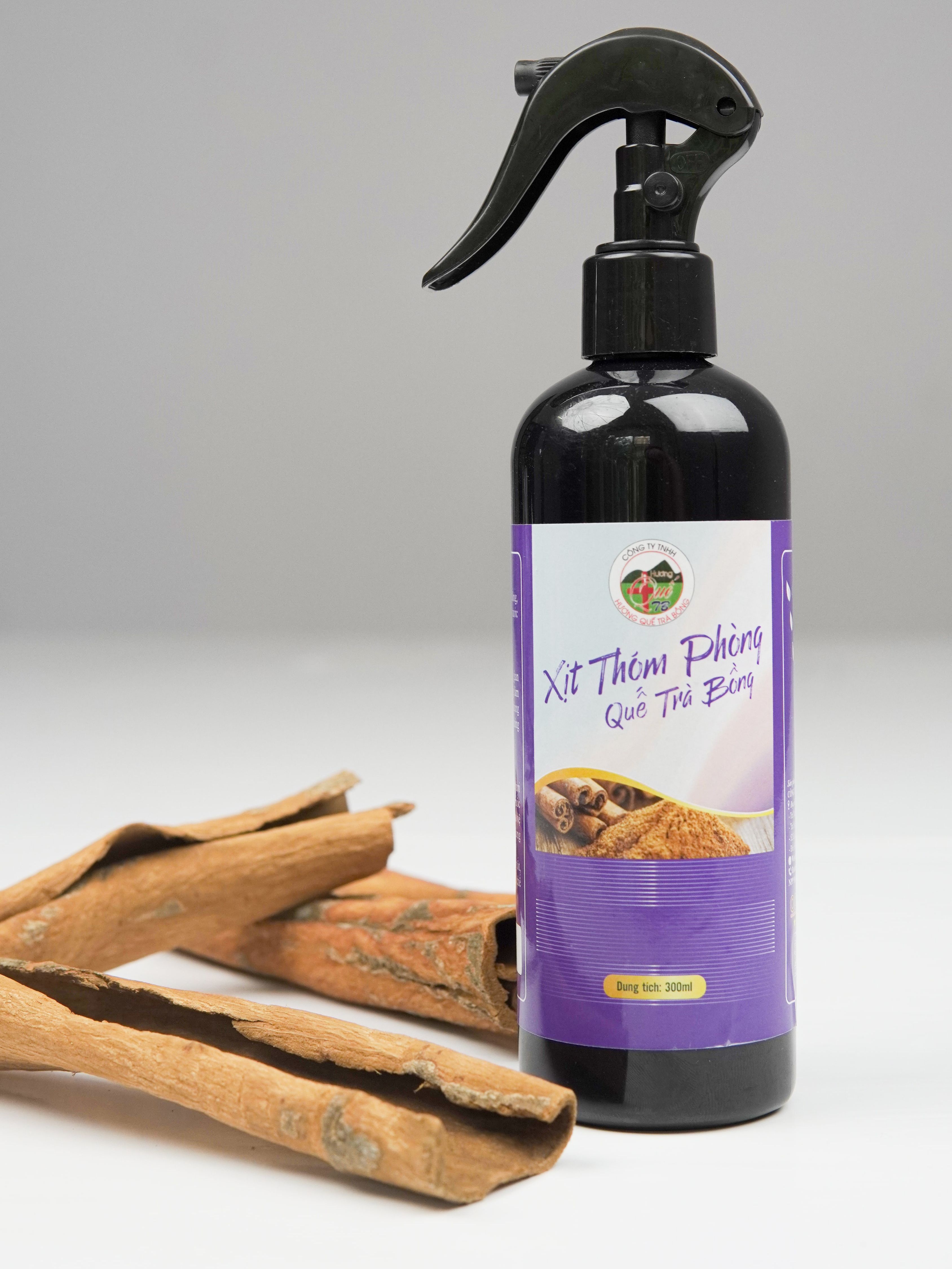 Xịt Thơm Phòng Hương Quế Trà Bồng 300ml