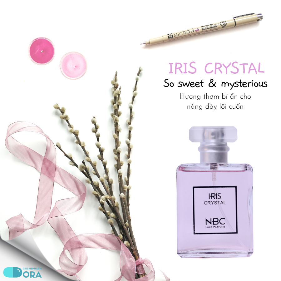 [HCM]Nước hoa nữ Cao cấp Iris Crystal 50ml (Mauve)