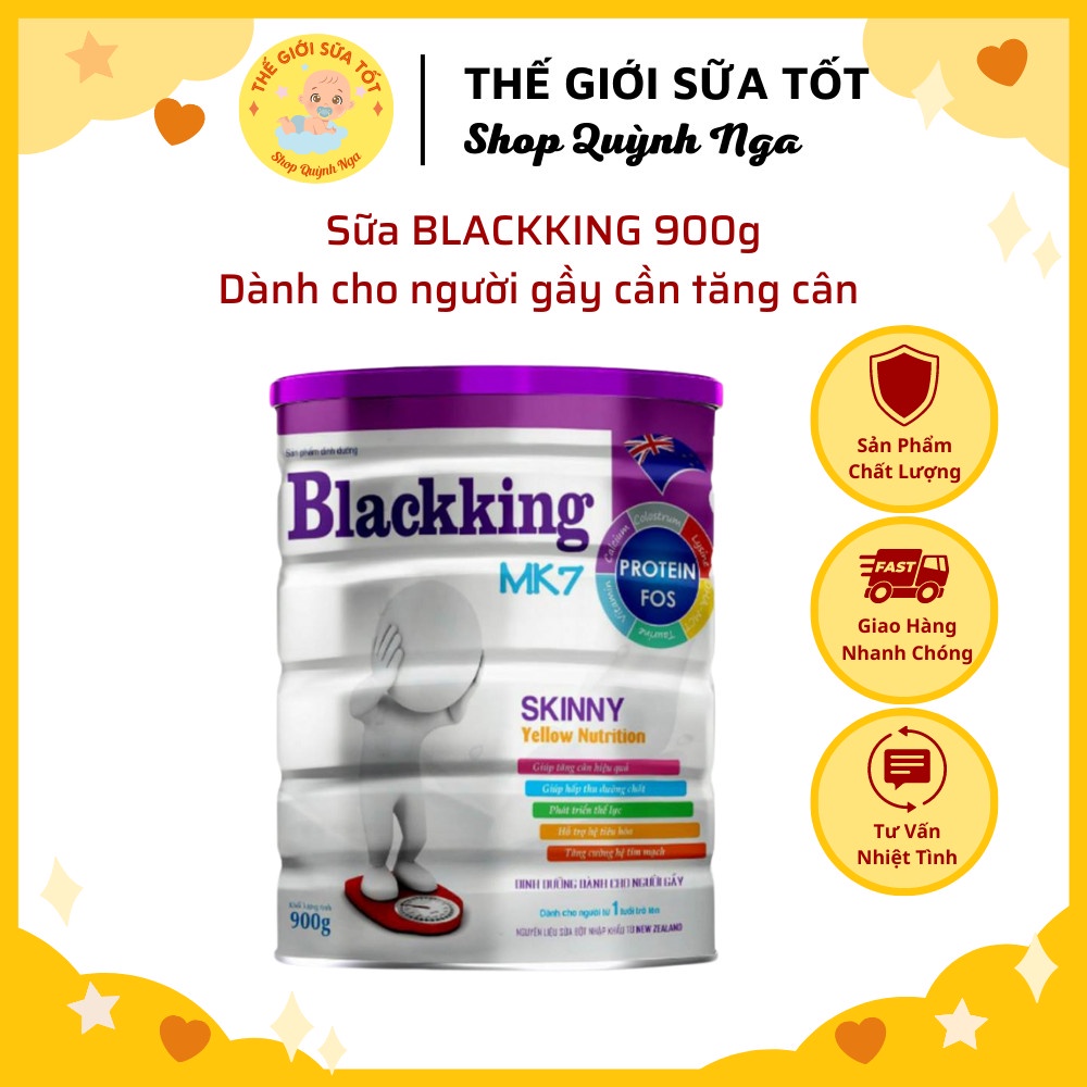 Sữa Blackking Skinny dinh dưỡng dành cho người gầy Hộp 900gr