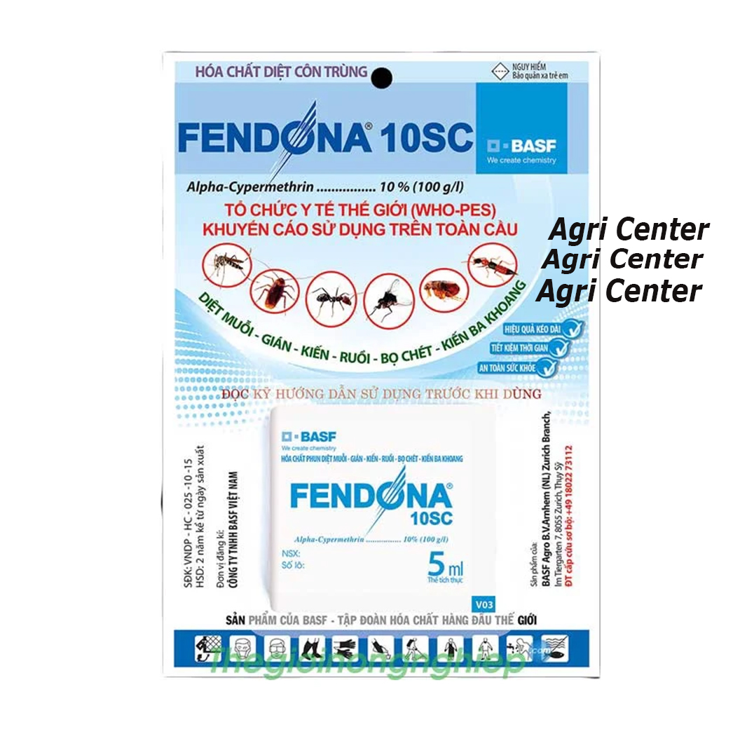 Thuốc diệt ruồi muỗi kiến gián zika Fendona 10sc (5ml)