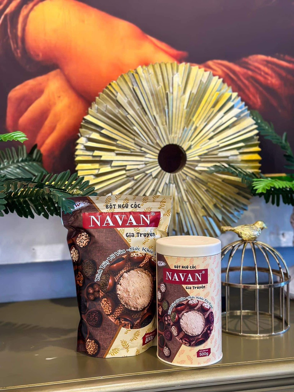 Ngũ cốc navan 7 vị đậu 800gr , bột ngũ cốc dinh dưỡng, lợi sữa, tăng cân , giảm cân , date mới - tinastore29