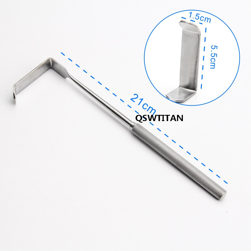 Thép không gỉ mỹ phẩm phẫu thuật thẩm mỹ phẫu thuật vú retractor