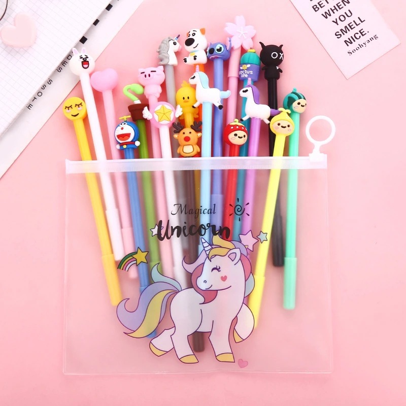 Sét 20 Bút Nước Hình Thú Kèm Túi