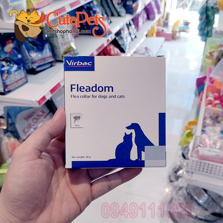 [HOÀN TIỀN 10%]Vòng cổ chống rận Fleadom Virbac - CutePets