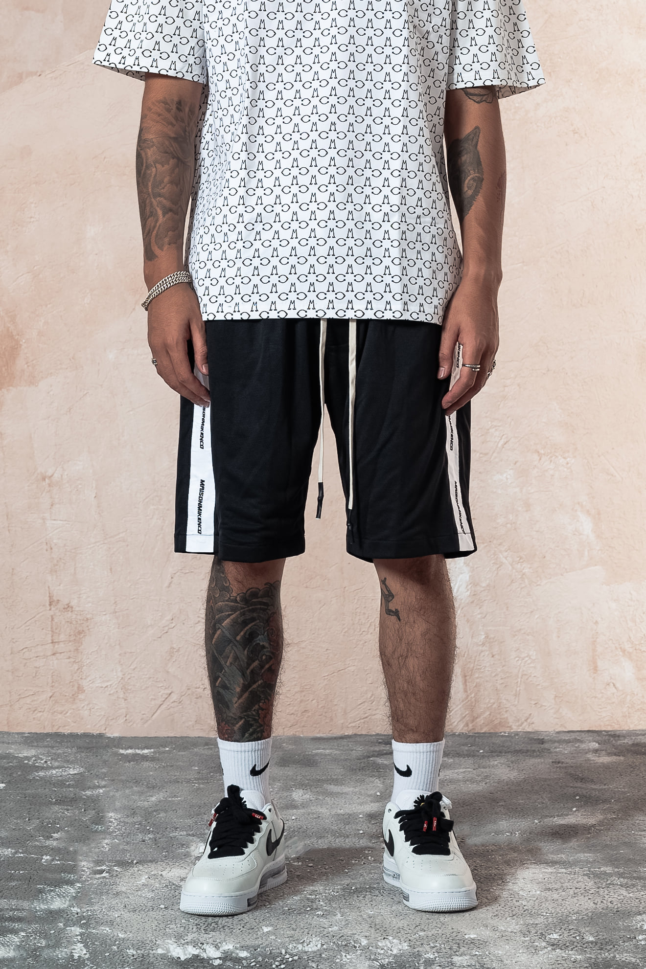 Quần short nam MIKENCO Double Tape Short