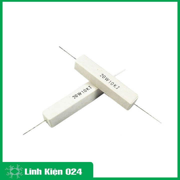 Điện trở công suất 20W 5% ( trở sứ ) nhiều giá trị