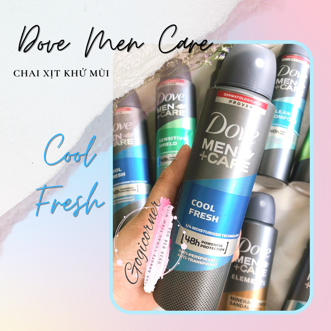 XỊT KHỬ MÙI NAM DOVE MEN CARE 150ML