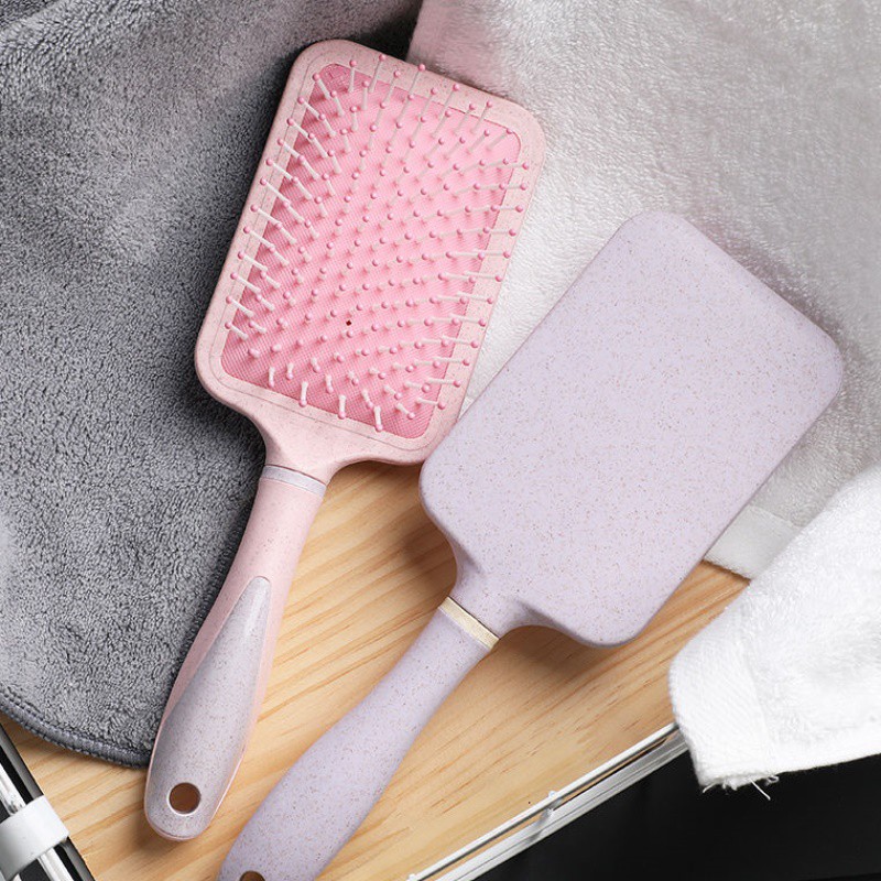 Lược Lúa Mạch Chải Tóc Gỡ Rối Chuyên Dụng, Tạo Nếp Tóc