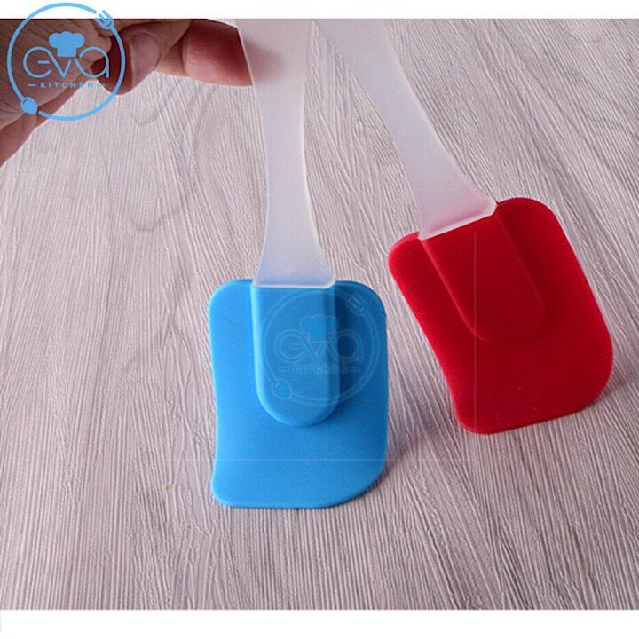 [HCM]Dụng Cụ Làm Bánh Cây Trộn Và Vét Bột Silicon Mềm