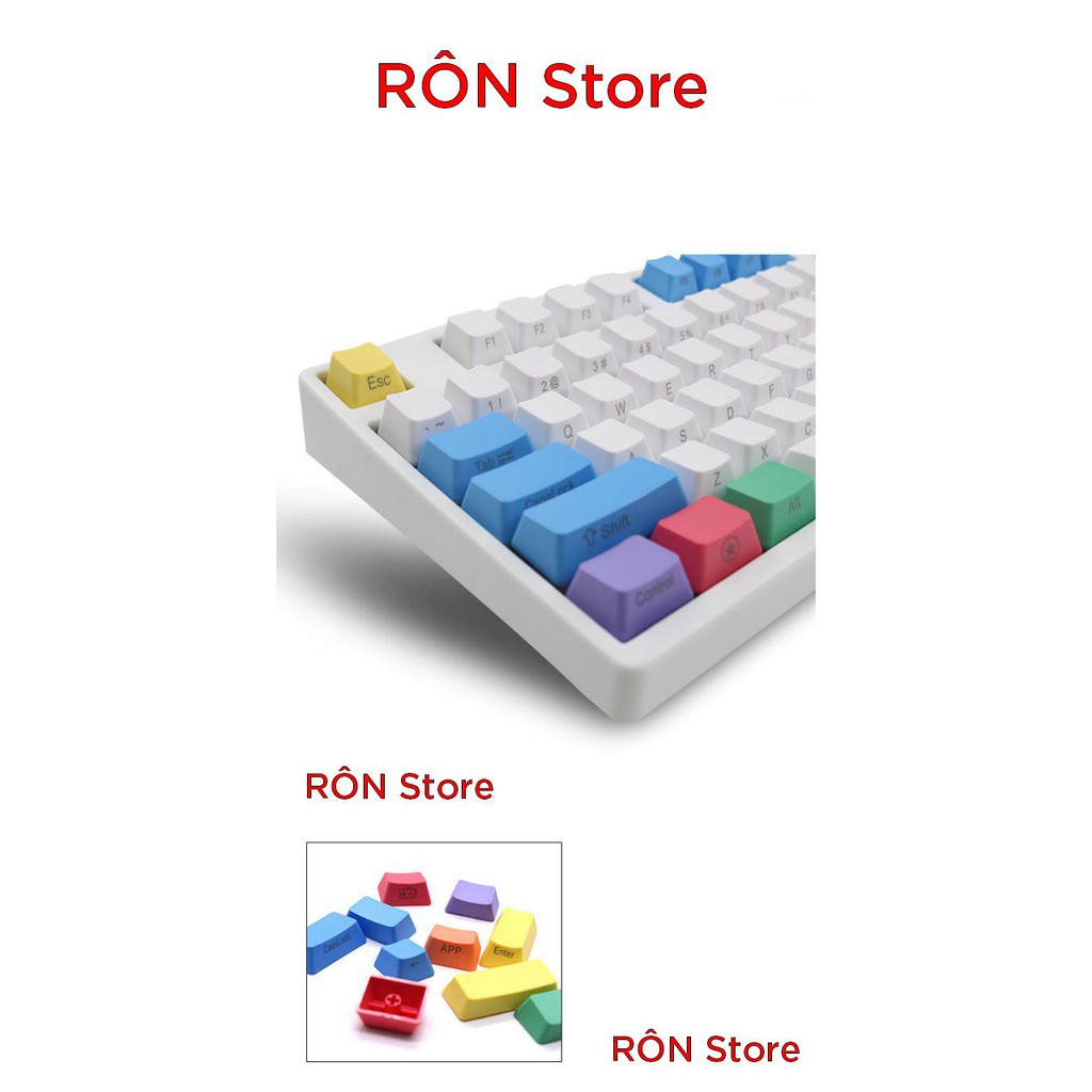 [Mã ELFLASH5 giảm 20K đơn 50K] KEYCAP PBT CARBON OEM Profile 104 PHÍM