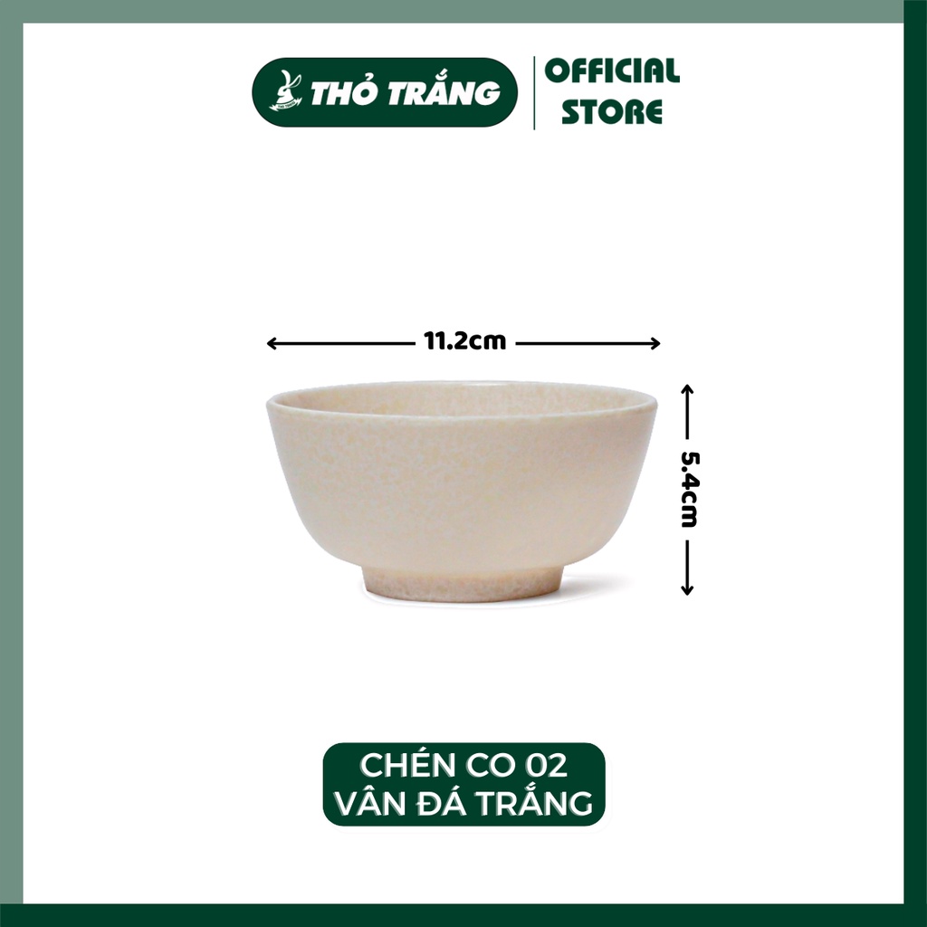 Chén Ăn Cơm Đựng Chè Vân Đá Trắng Nhựa Melamine Cao Cấp Fataco Việt Nam Đủ Size
