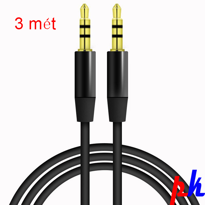 Jack 2 đầu 3.5mm (jack 3 chấu)