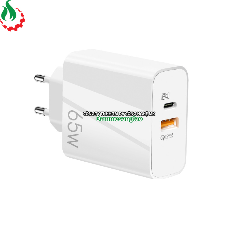Củ sạc nhanh 65w pd33w - qc3.0 chuản gan