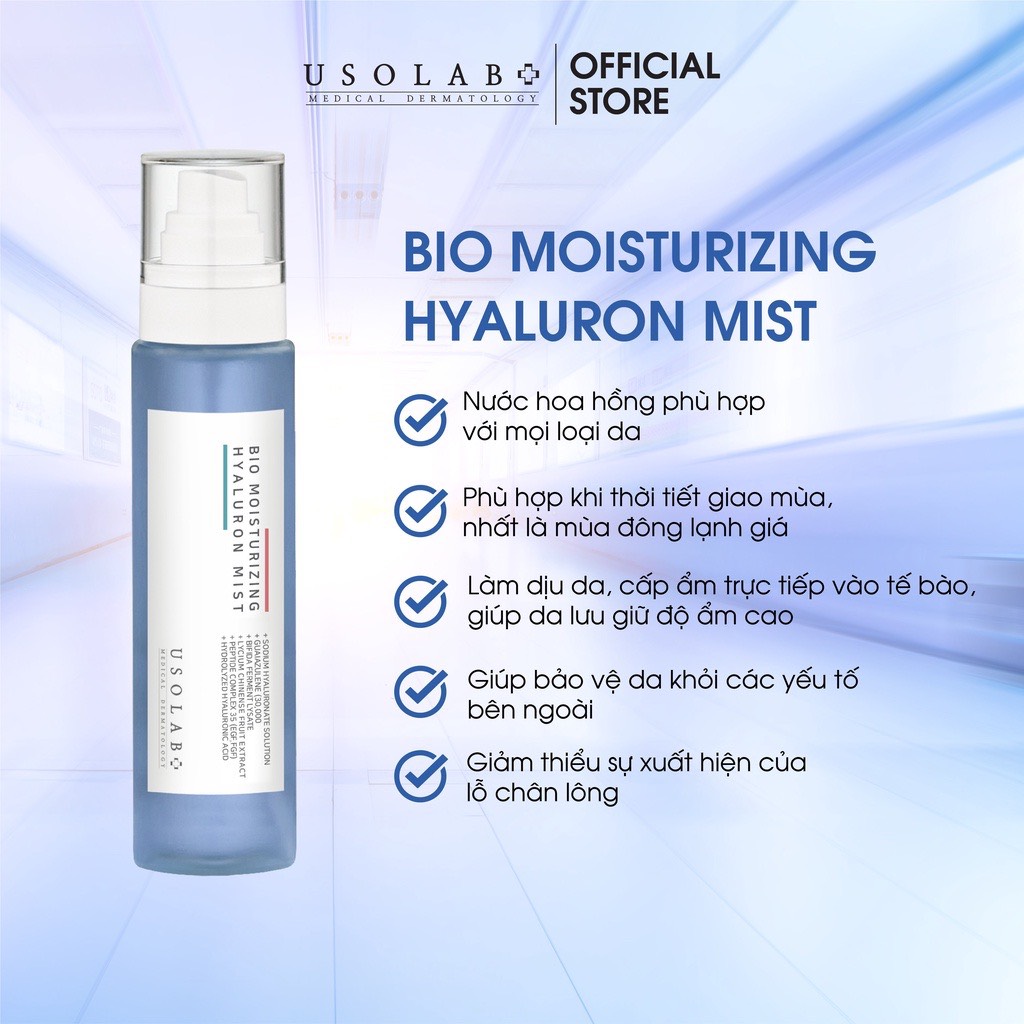 Xịt khoáng toner mist Usolab