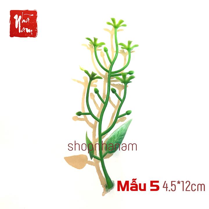 Combo 6 Cây nhựa mini phụ kiện trang trí