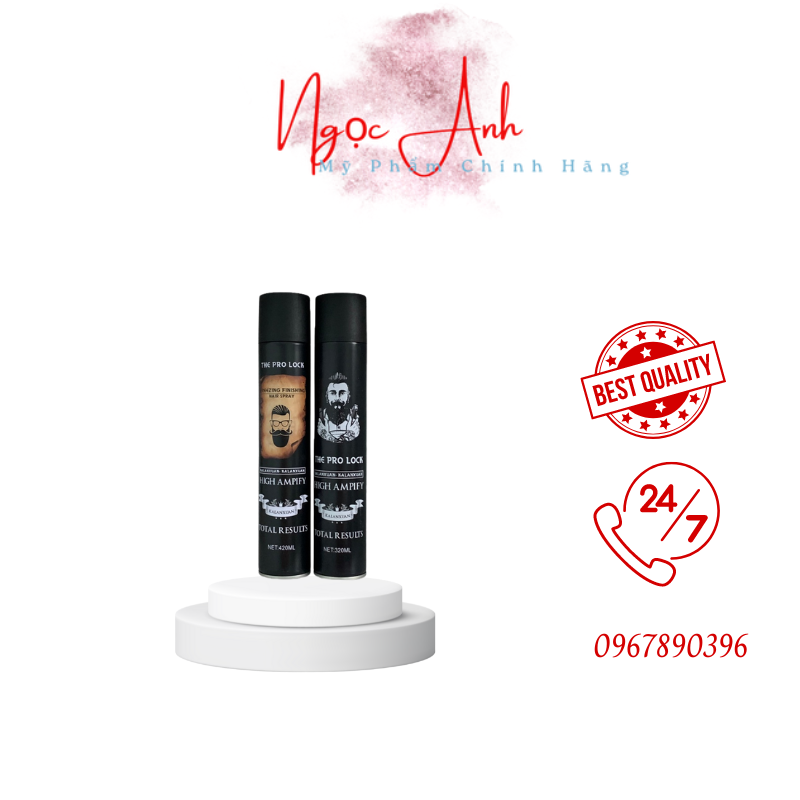 Gôm xịt tóc Baber Pro Lock siêu thơm và cứng