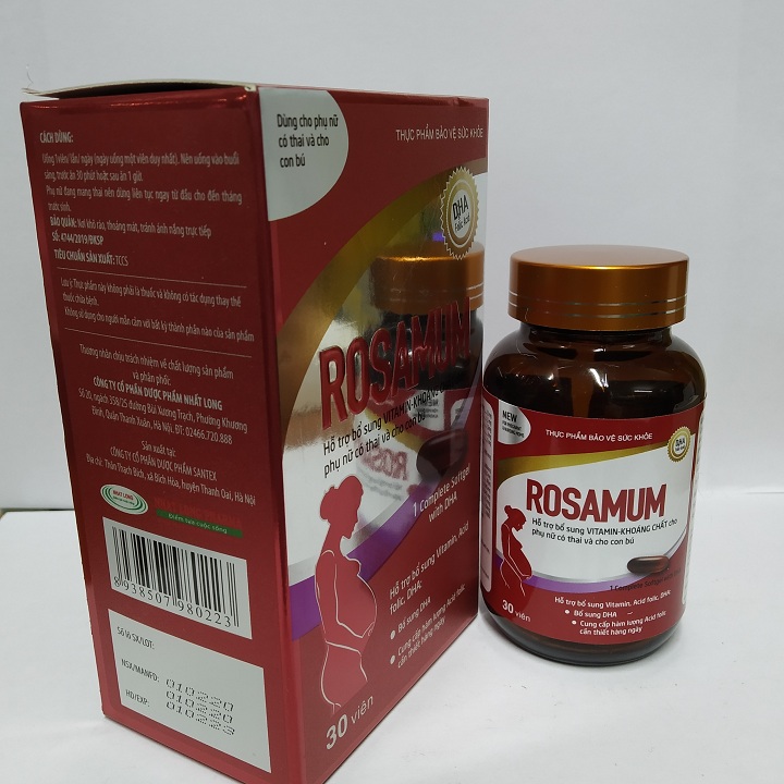 Rosamum Vitamin và khoáng chất cho bà bầu