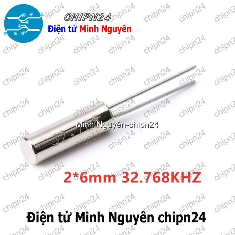 [3 con] (K341) Thạch anh 32.768K DIP 2x6mm (32.768KHz 32768KHz 32768 32.768) - HH000641