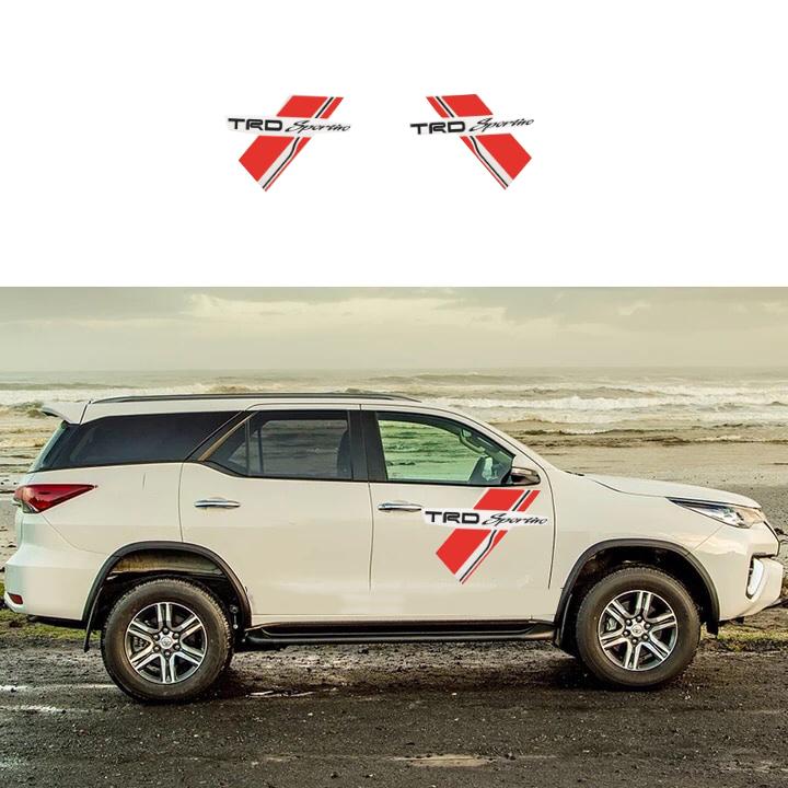 Tem dán cửa xe ô tô TRD sportivo