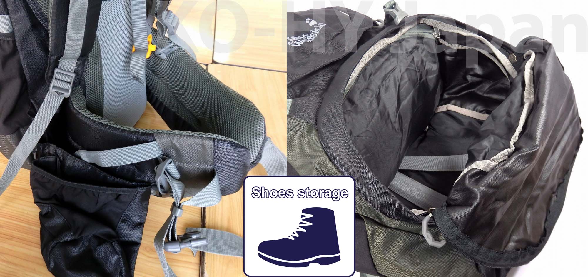 Balo du lịch leo núi Jack Wolfskin DENALI 70L