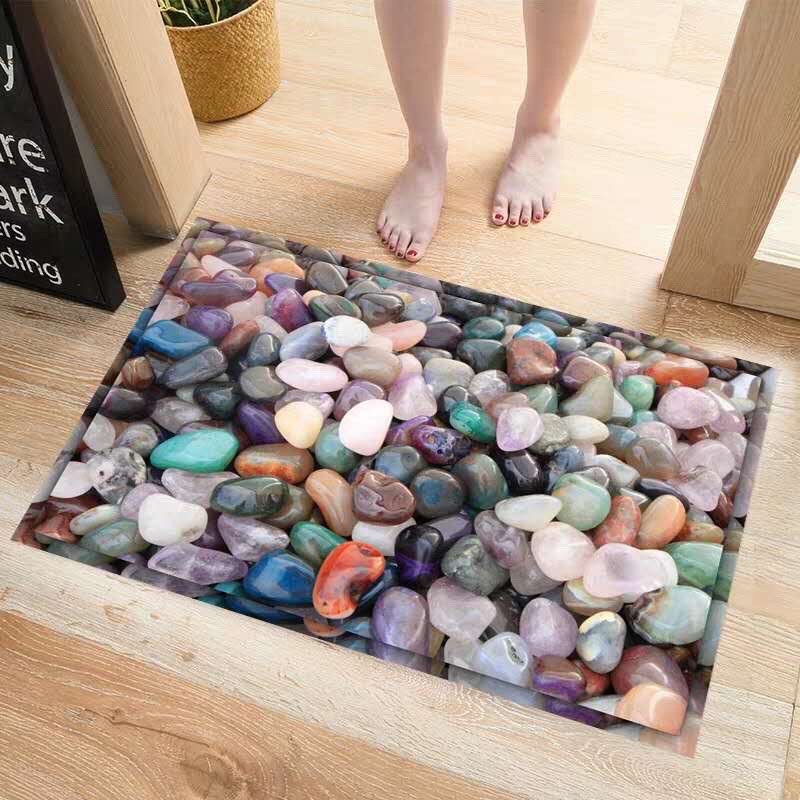 Thảm lau chân 3D siêu thấm, chống trơn trượt