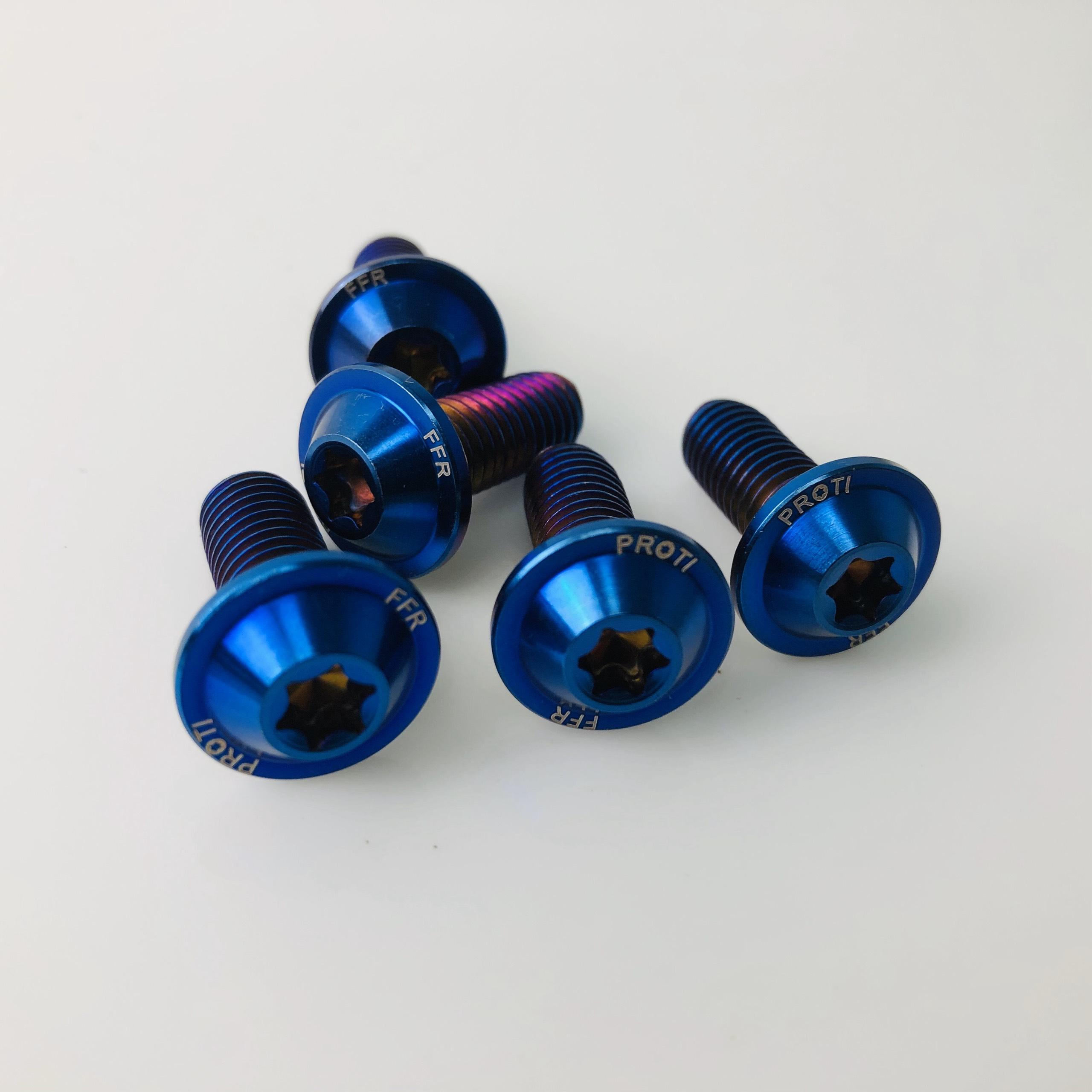 [HCM]5 ốc Proti gắn đĩa nhập khẩu thái lan màu titan cao cấp Motorsaigon