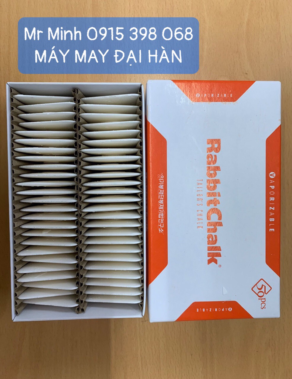 Hộp Phấn Bay Cao Cấp Con Thỏ Rabbit Chalk Hàn Quốc Dành Cho Thợ May