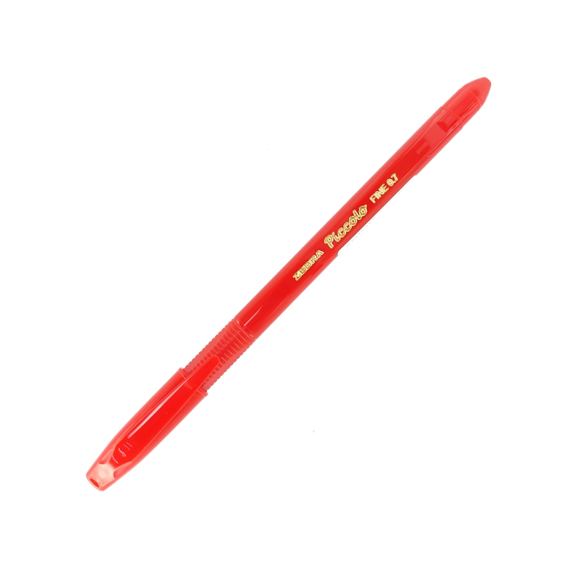 Bút Bi Zebra Piccolo 0.7mm C-BA37-ZA-R - Mực Đỏ