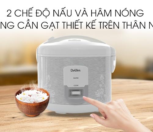 Nồi cơm điện Delites 1.8 lít NCG1805
